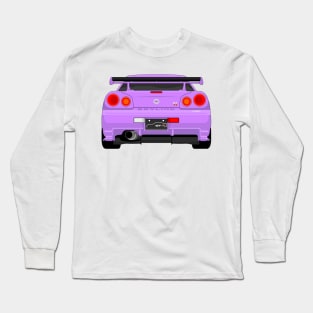 GTR R34 VIOLET Long Sleeve T-Shirt